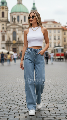 DENIM KALHOTY EASE
